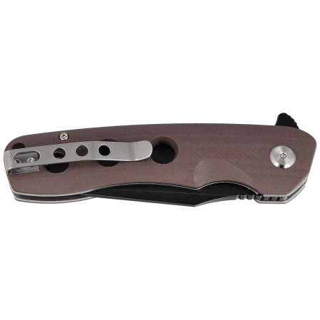 Nóż składany Bestech Arctic Brown G10, Black Stonewashed D2 (BG33D-2)