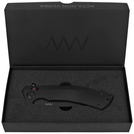 ANV A400 BB Knife Black G10, Black DLC Sleipner (ANVA400-001)