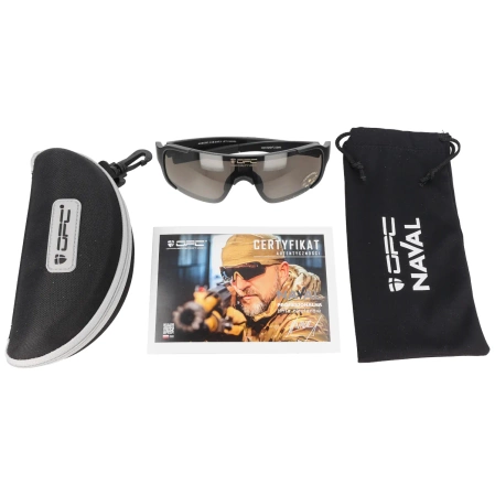 OPC Tactical JET I Naval Matt Black, Smoke glasses (N TJ I MATT BLK)