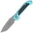 Microtech LUDT Gen III T/E Automatic Knife Turquoise Aluminum, Apocalyptic M390MK by Tony Marfione (1136-10APTQ)