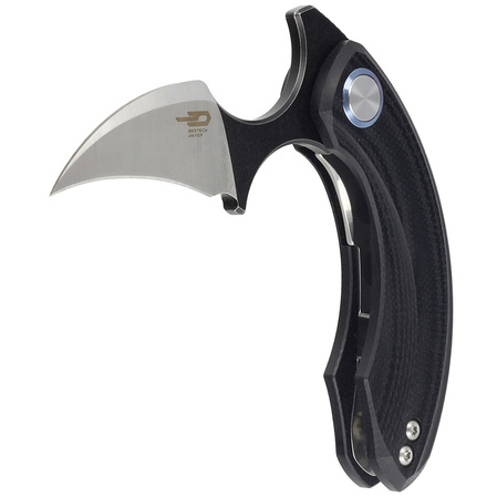 Nóż składany Bestech Strelit Black G10, Satin/Black Stonewashed 14C28N by Ostap Hel (BG52A-2)