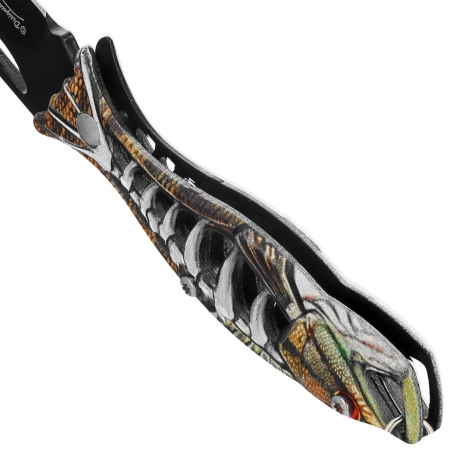 Nóż wędkarski brelok Martinez Albainox Fishing Golden Aluminium, Black 3Cr13Mov (18504-GD)