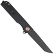 BlackFox Momentum Black G10 Knife, PTFE Stonewashed D2 (BF-769)