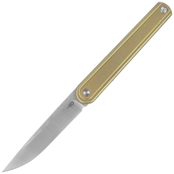 Bestech Ink Knife Bronze Titanium, Satin / Stonewashed MagnaCut by Denis Simonutti (BT2502B)