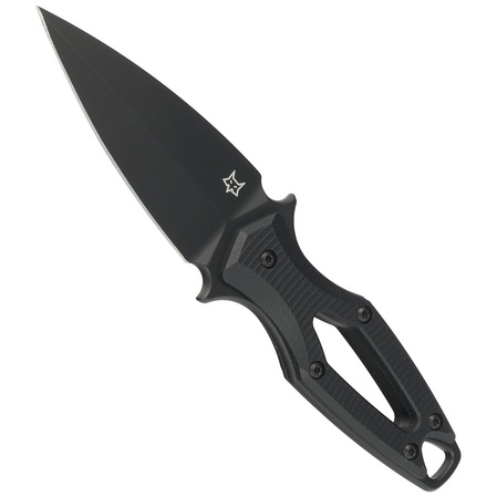 FOX Aka Black G10, Black Top Shield Elmax by Denis Simonutti (FX-554 B)