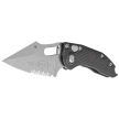 Microtech Stitch-A S/E Automatic Knife Black Aluminum, Stonewashed M390 P/S by Borka Blades and Tony Marfione (169-11)