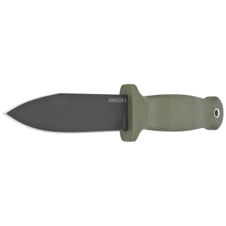 Nóż Demko Armiger 4 Spear Point OD Green TPR, Black Powder Coated 80CrV2 by Andrew Demko (ARM4-80CrV2-OD-SPR)
