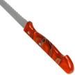 MAM Bread Kitchen Knife Red Metakrilat, Serrated Stainless Steel (4340)