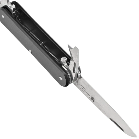 Scyzoryk Fox Vulpis F4 Black Aluminium, Polished N690Co (FX-VP130-F4 BK)
