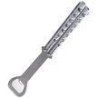 Otwieracz do butelek Herbertz CJH Balisong, Chrome (44078 - 571113)