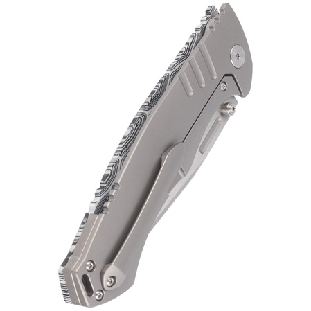 Nóż składany Bestech Keen II Black White G10/Titanium, Stonewashed/Satin CPM S35VN by Koens Craft (BT2301C)