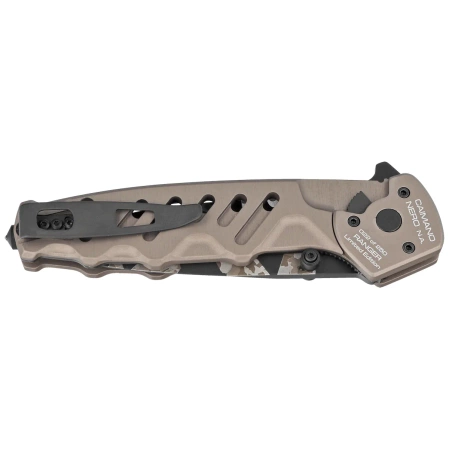 Nóż składany Extrema Ratio Caimano Nero N.A. Ranger LE No 074/250 Tactical Mud Aluminium, Geotech Camo N690 (04.1000.0166/BW/TM)