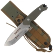 K25 Bravo Knife Green G10, Satin/Brushed 7Cr17Mov (32260)