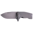 LionSteel ROK Knife Grey Titanium, Satin M390 by Molletta (ROK G)