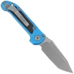 Microtech LUDT Gen III T/E Knife Blue Aluminum, Apocalyptic M390MK by Tony Marfione (1136-10APBL)