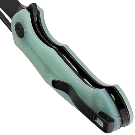 Nóż składany Kubey Dugu Jade G10, Blackwashed 14C28N (KU210K)