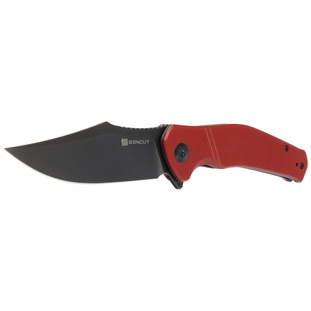 Nóż składany Sencut Episode Burgundy G10, Black Stonewashed 9Cr18MoV (SA04A)