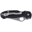 Spyderco Para 3 G-10 Black PlainEdge Knife (C223GP)