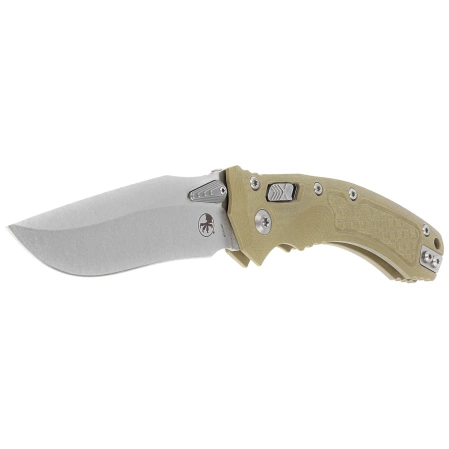 Nóż składany Microtech Amphibian Ram-Lok S/E Frag OD Green G10, Stonewashed M390MK by Tony Marfione (137RL-10FRGTOD)