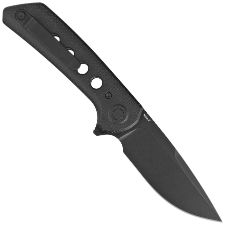 Nóż składany Reate PL-XF-2 Black Micarta/G10 Inlay, Black PVD Nitro-V