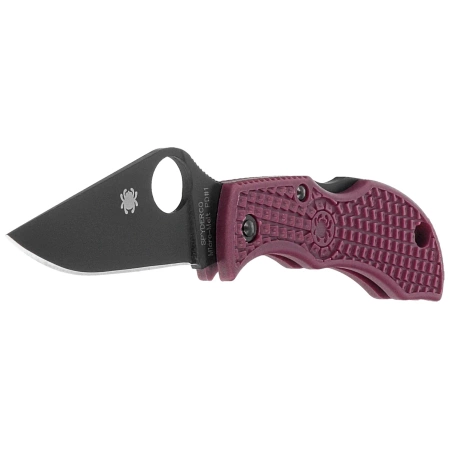 Nóż składany Spyderco Manbug Sprint Run Burgundy FRN, TiCN Micro-Melt PD#1 by Sal Glesser (MBBGBKP)