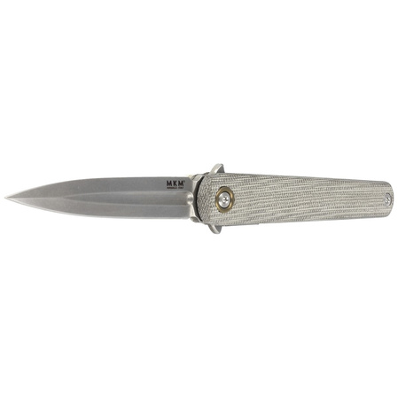 Nóż składany MKM Flame Light Dagger Green Micarta, Stonewashed M390 by Michael Zieba (MK FL02L-GC)