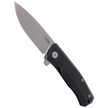 LionSteel Myto Knife Black Aluminum, Stonewashed M390 by Molletta (MT01A BS)