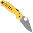 Spyderco Para 3 Salt Yellow FRN, Satin MagnaCut by Eric Glesser Knife (C223PYL)