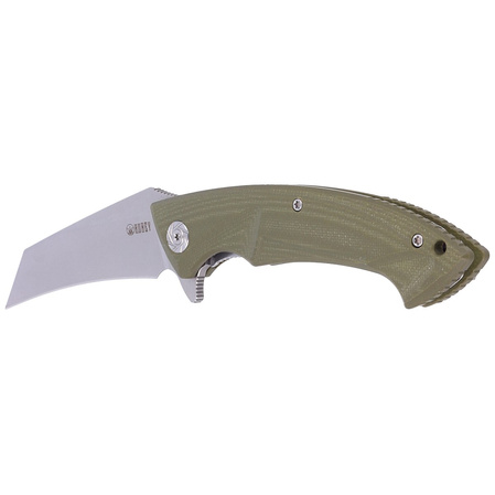 Nóż składany Kubey Anteater OD Green G10, Sandblasted D2 (KU212B)