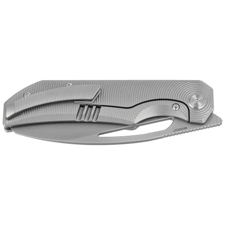 Nóż składany Bestech Taipan Grey Titanium, Bead Blasted / Stonewashed MagnaCut by James Lowe (BT2503A)