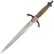 Sztylet Decor Habitat Templar Dagger Black/Gold ABS, Satin Stainless Steel (S0301)