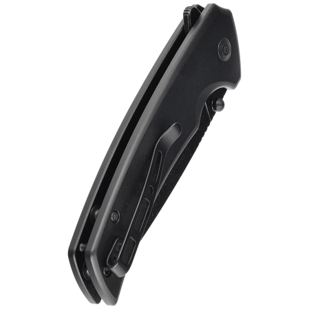 Sencut Serene Black Aluminium, Black Stonewashed D2 knife (S21022B-1)