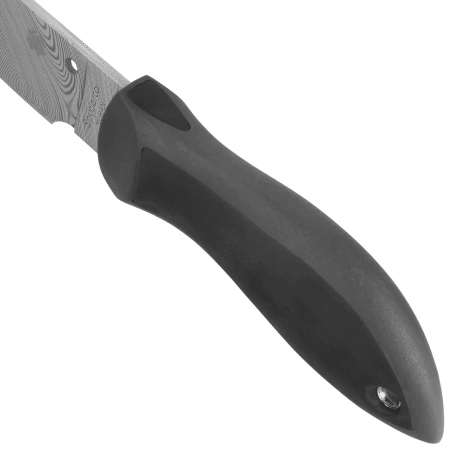 Nóż Spyderco Moran Upswept Sprint Run Black FRN / Kraton, Damascus by Bill Moran (FB01PGYD)