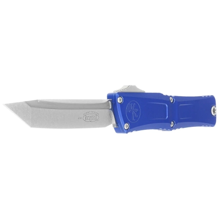 Nóż automatyczny OTF Microtech Combat Troodon Gen III T/E Navy Blue Aluminium, Stonewashed M390MK by Tony Marfione (1144-10NA)