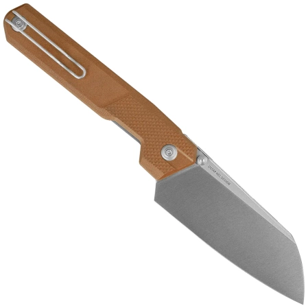 Civivi Hid Knife Brown G10, Satin 14C28N by Ostap Hel (C23008-3)