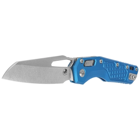 Nóż składany Microtech MSI S/E Ram-Lok Blue Frag Aluminium, Stonewashed M390MK by Tony Marfione (210-10FRBL)