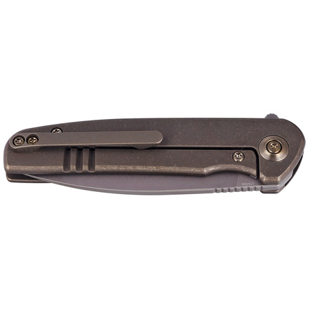 WE Knife Shakan LE No 172/210 Bronze Titanium, Gray Stonewashed CPM 20CV (WE20052B-2)