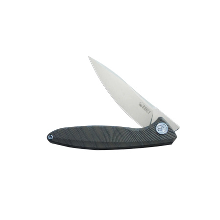 Nóż składany Kubey Pike Flamed Titanium, Sandblasted CPM 20CV by Parsons Bladeworks (KB2103C)