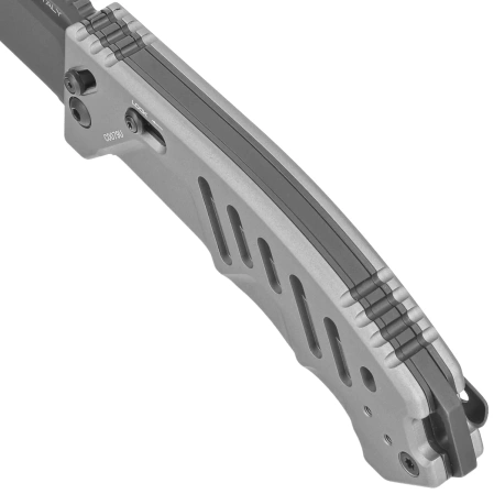 Extrema Ratio RAO C Tactical Grey Aluminum Knife, Black MIL-C N690 (04.1000.0176/BLK/GRY)