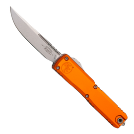 Nóż automatyczny OTF Microtech Ultratech Gen IV S/E Orange Aluminium, Stonewashed M390MK by Tony Marfione (11214-10OR)