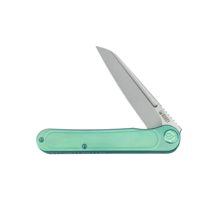 Nóż składany Kubey Dandy Green Titanium, Sandblasted CPM S90V by Maksym Tkachuk (KB247F)