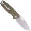 Nóż składany Kubey Tityus Green G10, Bead Blasted D2 (KU322B)