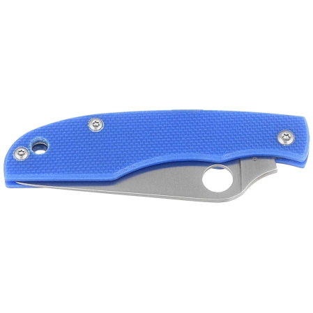 Nóż składany Spyderco Grasshopper Blue G10, Satin 12C27 (C138GBLP)