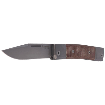LionSteel bestMAN Natural Micarta, Clip Blade (BM1 CVN)