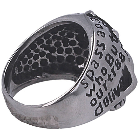 Tole 10 Imperial Skull Cross Ring Ø21 (09984-21)
