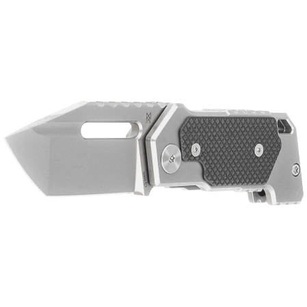 Nóż składany Midgards Messer The Utgard Nano Gray Stainless Steel/Black G10, Bead Blasted CPM D2 by Janosch Jensen (MM011)