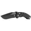 Microtech Amphibian Ram-Lok S/E Knife Black Fluted Aluminum, Black M390MK by Tony Marfione (137RL-1FL)