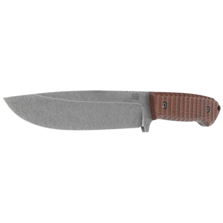 Nóż Za-Pas Expendable Brown Toxic Micarta, Acid Stonewashed NMV (EXT-ST-M-BR)