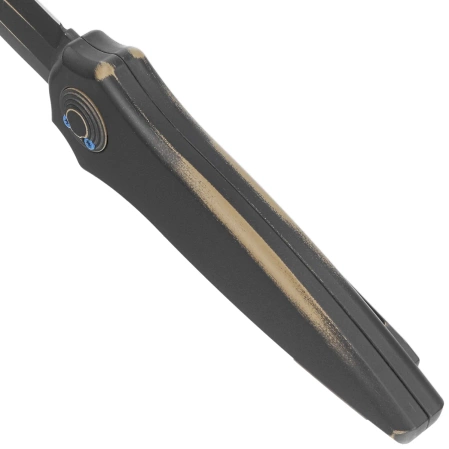 Paragon Warlock-X Smooth Black Aluminum, Black Cerakote CPM S35VN (WLOCX-DUNE-THEME)