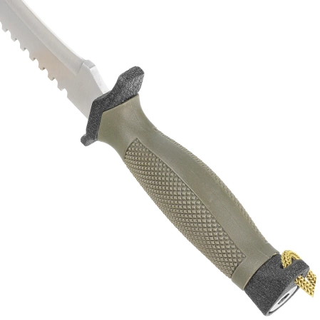 Third Decor Habitat Green ABS, Satin 420 Knife (H0502B)